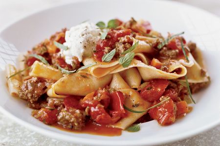 Pappardelle with Lamb Rag&ugrave;