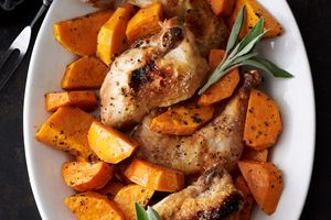Roast Chicken with Butternut Squash