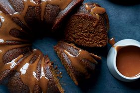Porter Bundt Cake with Whiskey-Caramel Sauce