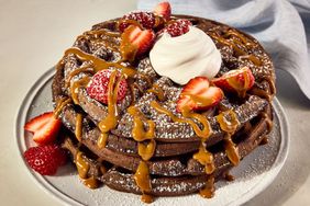 chocolate buttermilk waffles