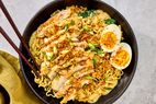 Creamy Chicken Caesar Ramen Noodles