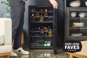 The Wine Enthusiast 32-Bottle Dual Zone MAX Compressor Wine Cooler