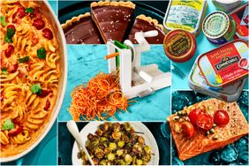 A collage showing various food trends of from 2000 - 2025.