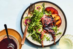 Grilled Quail with Sweet and Sour Plum Glaze