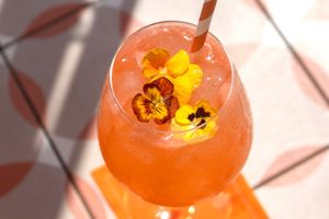 The Il Fiorito cocktail from the Grand Hotel Tremezzo’s T-Bar 