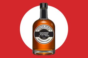 A bottle of Japanese whiskey awarded Japanese Whiskey of the Year at the 2026 London Spirits Competition