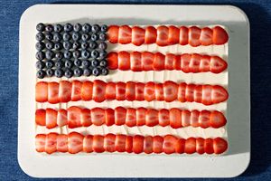 Lemon-Lime Flag Cake