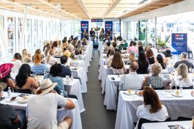 Attendees of the Amex/Resy Trade Program.