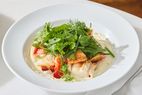 Lobster Salad with Herbs, Leek Aioli, and Chili Fish Sauce Vinaigrette