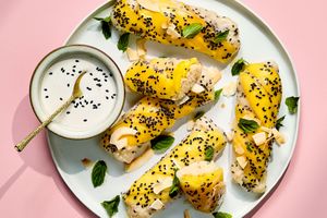 Mango Sticky Rice Rolls