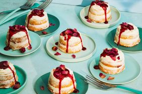 Orange Cardamom Butter Cakes with Rose Water Icing