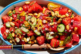 Peanut-Watermelon Chaat