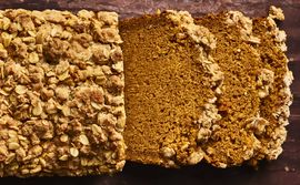 Pumpkin Bread with Maple Streusel