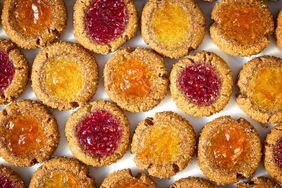 Thumbprint molasses cookies