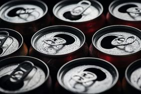 Aluminum cans.